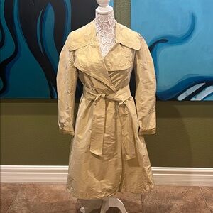 Burberry Cream Trench Coat